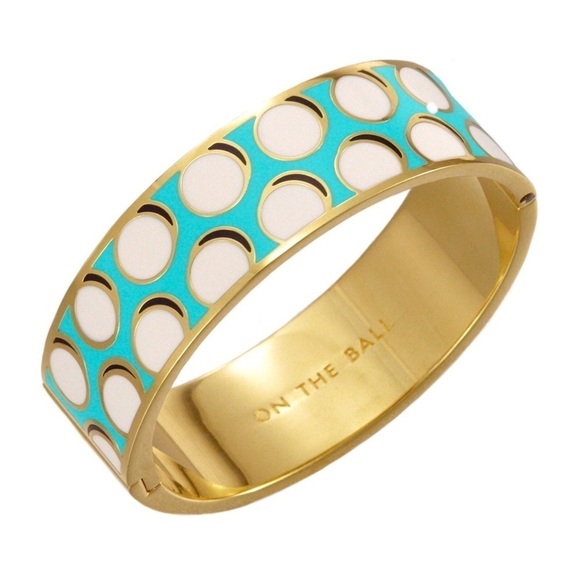 KATE SPADE • On The Ball Idiom Bangle Bracelet - Picture 5 of 9